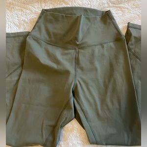 Olive green leggings